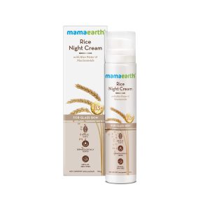 Mamaearth Rice Night Cream with Rice Water & Niacinamide 50 g